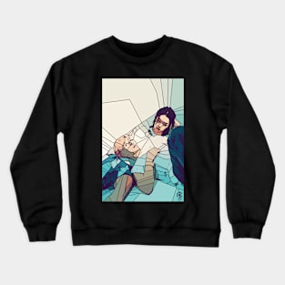 Bae Jinyoung Geometric Art Crewneck Sweatshirt